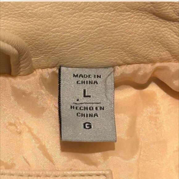 Levi’s BELTED FAUX LEATHER MOTO JACKET New with tags - Picture 6 of 7